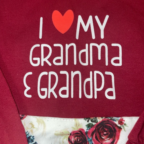 I ❤️ grandma/ grandpa outfit - Picture 2 of 5